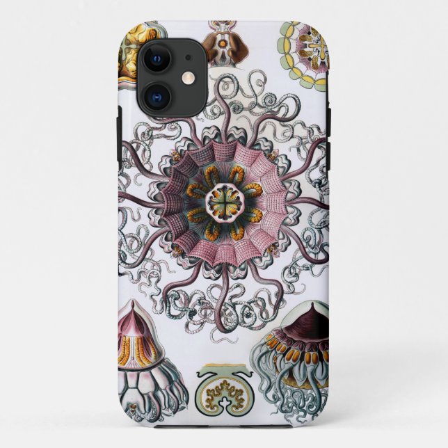 Funda De Case-Mate Para iPhone Peromedusae de Ernst Haeckel (Reverso)