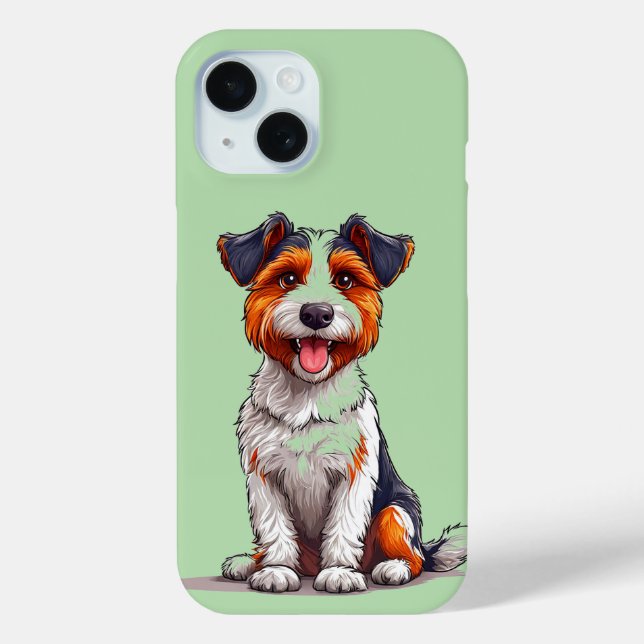 Funda De Case-Mate Para iPhone Perrito Adorable (Reverso )