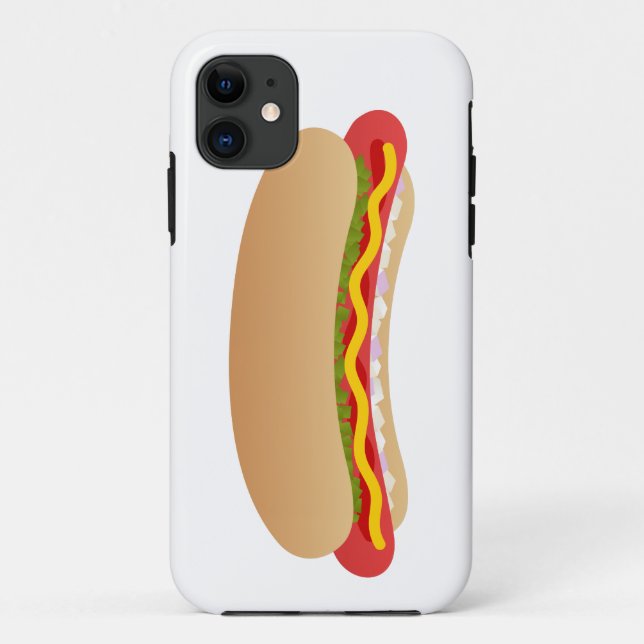 Funda De Case-Mate Para iPhone Perrito caliente (Reverso)