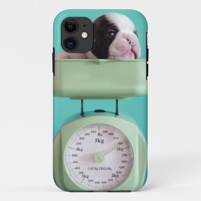 Funda De Case-Mate Para iPhone Perrito del bulldog francés (Reverso)