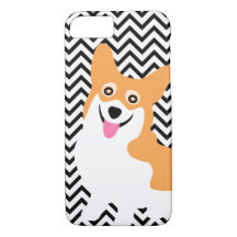 Perrito lindo Chevron del Corgi Galés del Pembroke