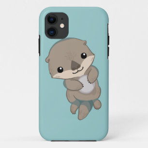 Funda Para iPhone 11 Perrito lindo de la nutria del bebé
