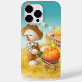 Funda Para iPhone 14 Pro Max De Case-Mate Perro agricultor con calabaza