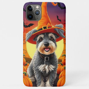 Funda Para iPhone 11 Pro Max Perro alegre de Halloween