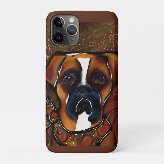 Funda De Case-Mate Para iPhone Perro Boxer (Reverso)