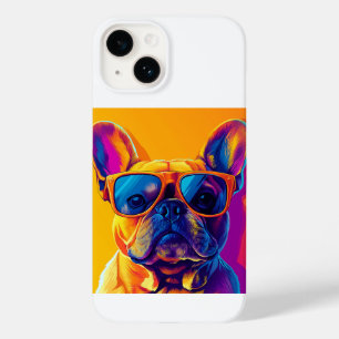 Funda Para iPhone 14 De Case-Mate Perro bulldog francés genial con gafas de sol