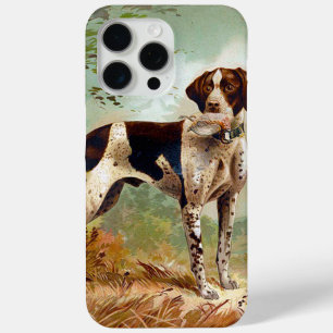 Funda Para iPhone 15 Pro Max Perro cazador con pájaro en la boca