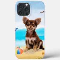 Perro Chihuahua en la Playa