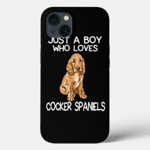 Funda Para iPhone 13 Perro Cocker Spaniel Solo un chico que ama el Cock