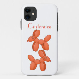 Funda Para iPhone 11 Perro con globo cúbico Thunder_Cove