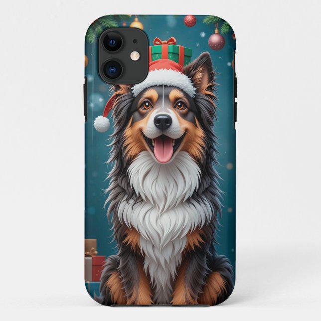 Funda De Case-Mate Para iPhone Perro con una expresión vibrante y amistosa (Reverso)