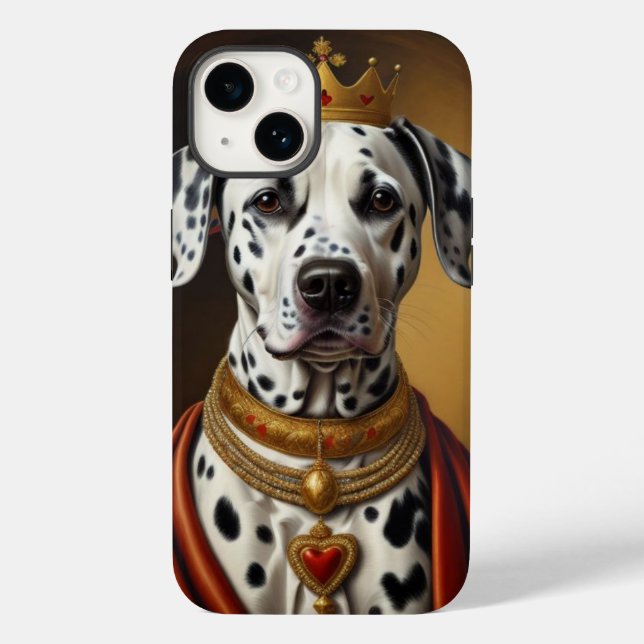 Funda De Case-Mate Para iPhone Perro dálmata (Reverso )