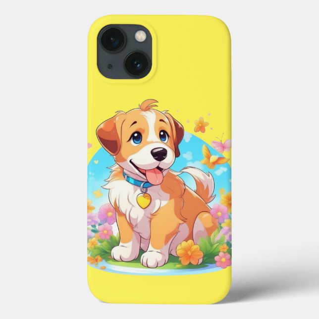 Funda De Case-Mate Para iPhone Perro de cachorro (Reverso)