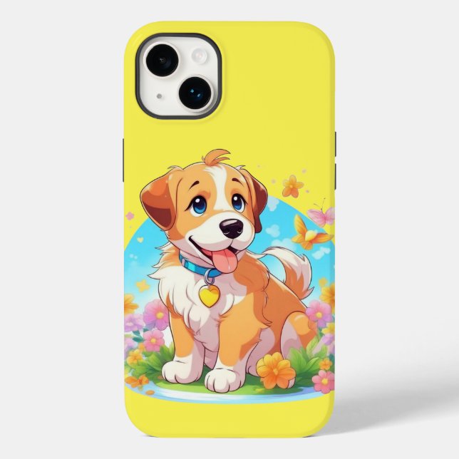Funda De Case-Mate Para iPhone Perro de cachorro (Reverso )