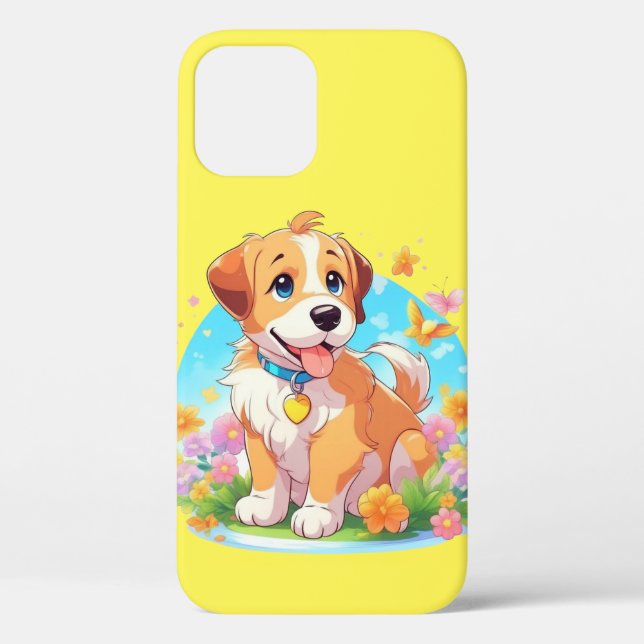 Funda De Case-Mate Para iPhone Perro de cachorro (Reverso )