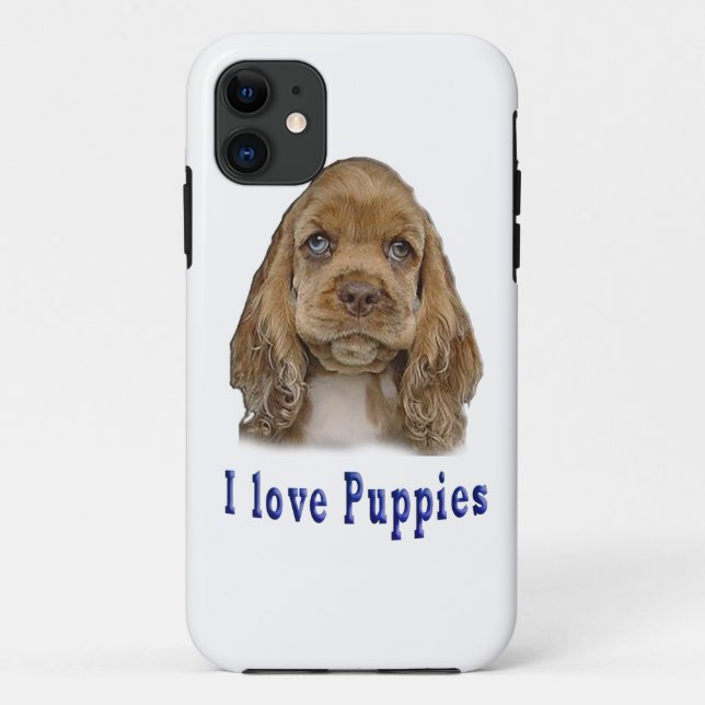 Funda De Case-Mate Para iPhone Perro de cachorro (Reverso)