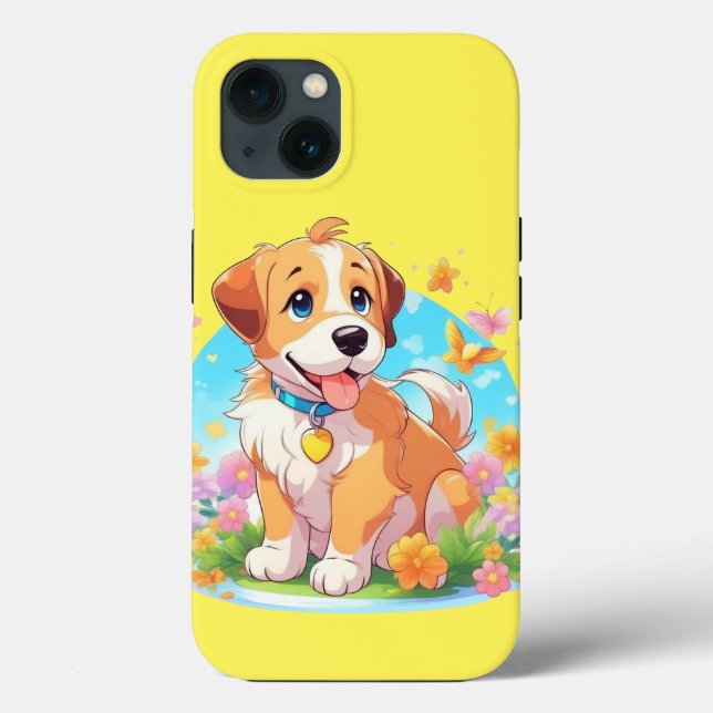 Funda De Case-Mate Para iPhone Perro de cachorro (Reverso )