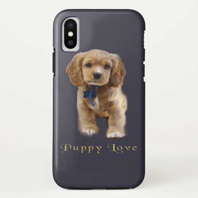 Funda De Case-Mate Para iPhone Perro de cachorros (Reverso)