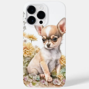 FUNDA PARA iPhone 14 PRO MAX DE Case-Mate PERRO DE CHIHUAHUA CUTO MARRÓN Y BLANCO
