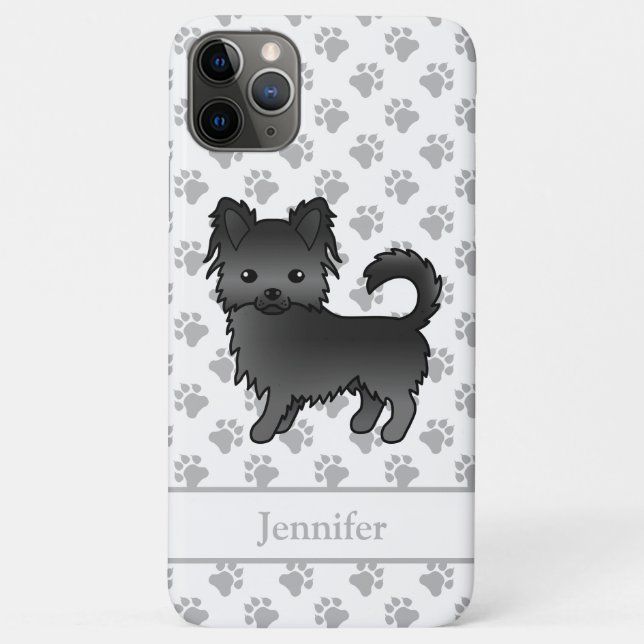 Funda De Case-Mate Para iPhone Perro de Dibujos Animados Chihuahua con Abrigo Lar (Reverso)