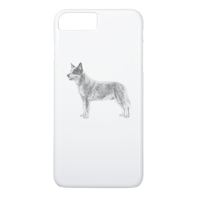 Funda De Case-Mate Para iPhone Perro de ganado australiano (Reverso)
