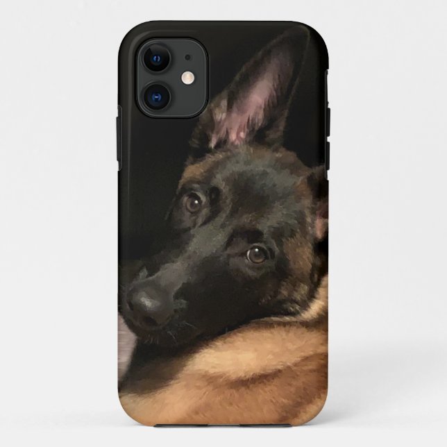 Funda De Case-Mate Para iPhone Perro de Malinois (Reverso)
