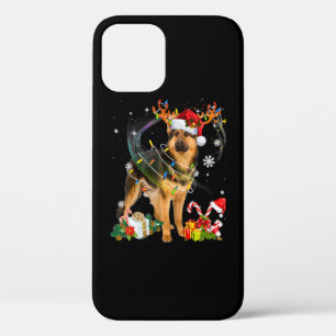 Funda Para iPhone 12 Pro Perro de Navidades de Shepherd