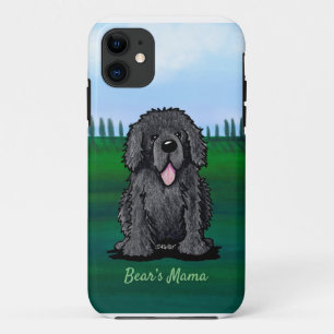 Funda Para iPhone 11 Perro de Newfoundland de KiniArt