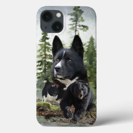 Funda Para iPhone 13 Perro de oso de Karelian