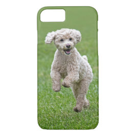 Funda Para iPhone 8/7 Perro de perrito feliz del caniche de Bichon