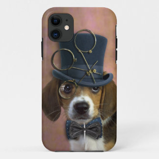 Funda Para iPhone 11 Perro de Steampunk