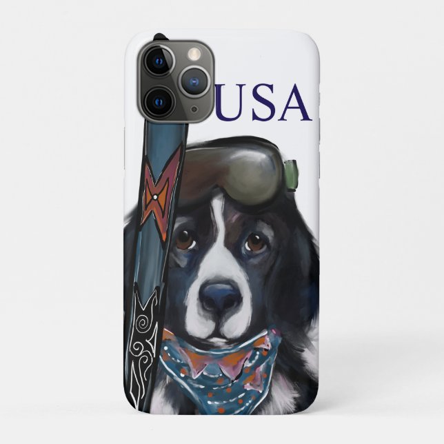 Funda De Case-Mate Para iPhone PERRO DE TERranova  (Reverso)