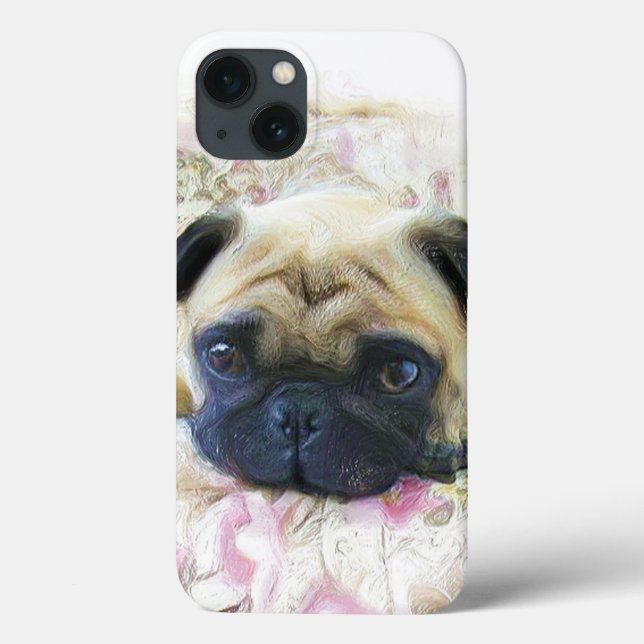 Funda De Case-Mate Para iPhone Perro del barro amasado (Reverso)