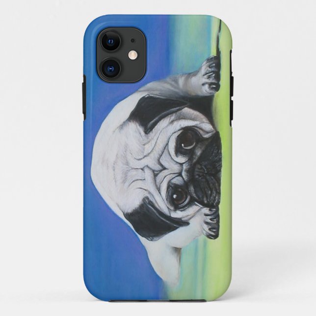 Funda De Case-Mate Para iPhone Perro del barro amasado (Reverso)
