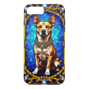 Funda Para iPhone 8 Plus/7 Plus Perro en Colores Vibrantes y Detalles