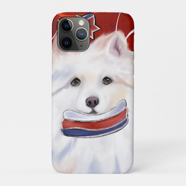 Funda De Case-Mate Para iPhone Perro esquimal americano (Reverso)