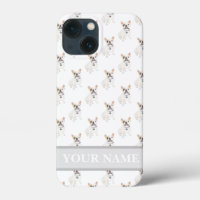 Perro francés pitido blanco personalizado