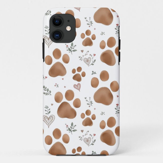 Funda De Case-Mate Para iPhone Perro garras Maleta Iphone (Reverso)