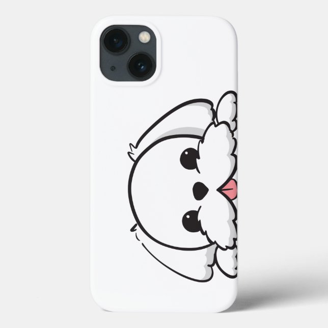 Funda De Case-Mate Para iPhone Perro gracioso (Reverso)