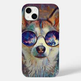 Funda Para iPhone 14 Plus De Case-Mate Perro gracioso adornado con colores