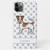 Perro Jack Russell Terrier de Pelaje Áspero Marrón