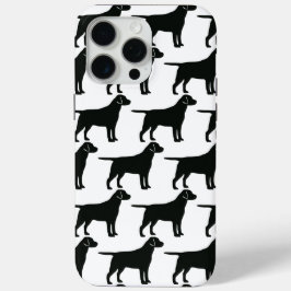 Funda Para iPhone 15 Pro Max Perro Labrador Negro