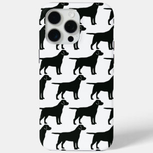 Funda Para iPhone 15 Pro Max Perro Labrador Negro