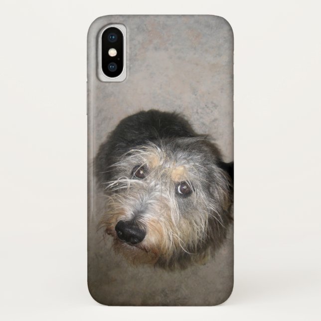 Funda De Case-Mate Para iPhone Perro lindo (Reverso)