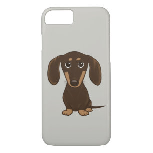 Funda Para iPhone 8/7 Perro lindo de la salchicha de Frankfurt del