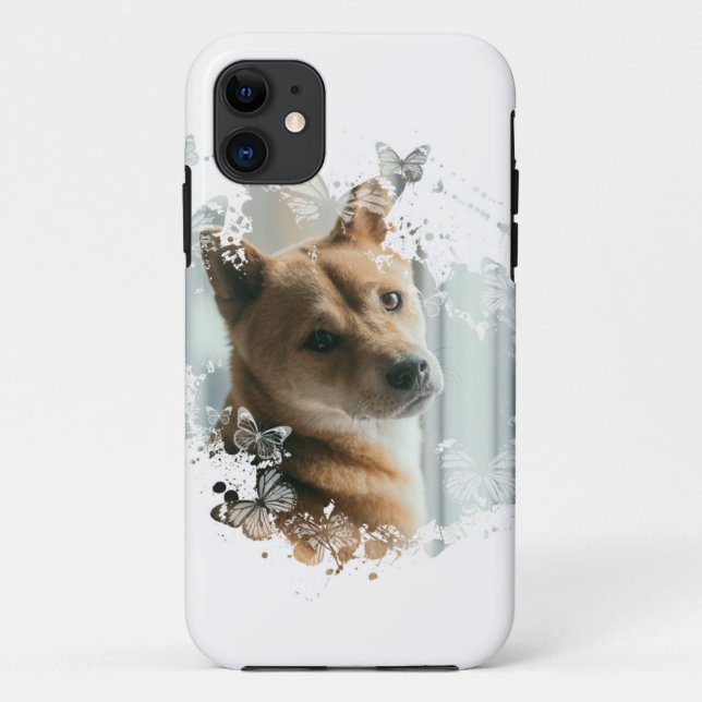 Funda De Case-Mate Para iPhone Perro loco (Reverso)