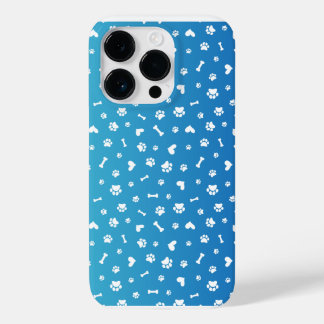 Funda Para iPhone 14 Pro De Case-Mate Perro Lover con patas huesos y patrones de corazón