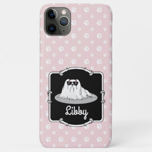 Funda Para iPhone 11 Pro Max Perro maltés de Guay con gafas de sol - lindo