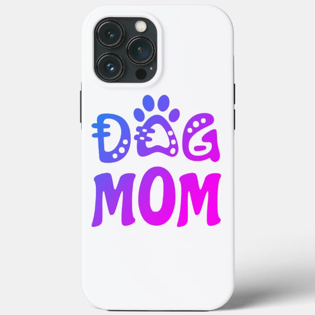 Funda De Case-Mate Para iPhone Perro Mamá (Reverso )