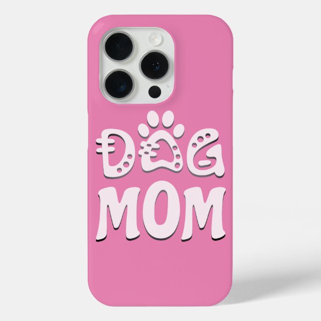 Funda De Case-Mate Para iPhone Perro Mamá (Reverso )